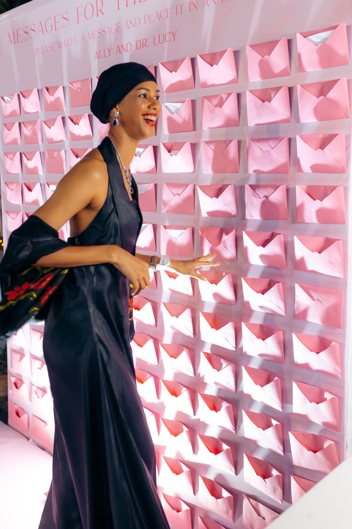 Ali & Dr. Lucy wedding in Tanga, Tanzania, by Kevins Events — the guest message wall