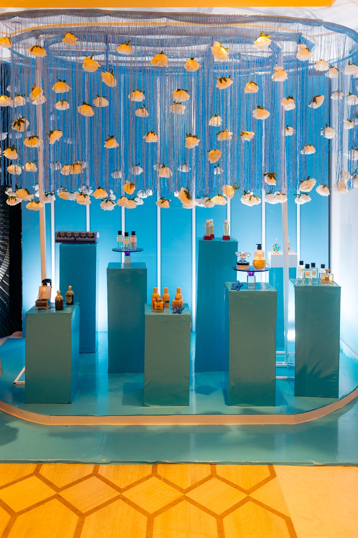 Hamis & Sabrina wedding at Johari Rotana — curated fragrance guest experience — by Kevins Events