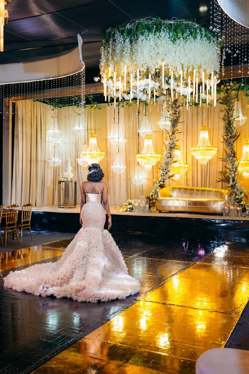 Garden of Eternal Light — bride on golden floor
